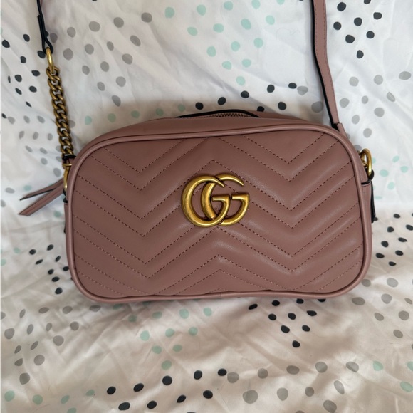 HIS LOSS, YOUR GAIN Gucci quilted mauve Crossbody bag - Picture 1 of 7